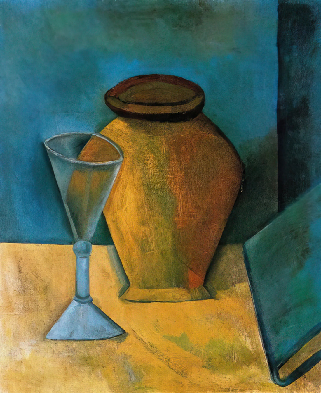 Gertrude Stein and Pablo Picasso: The Revolutionary Friendship That Shaped Modern Art - Pot, Glass and Book - 1908 by Pablo Picasso