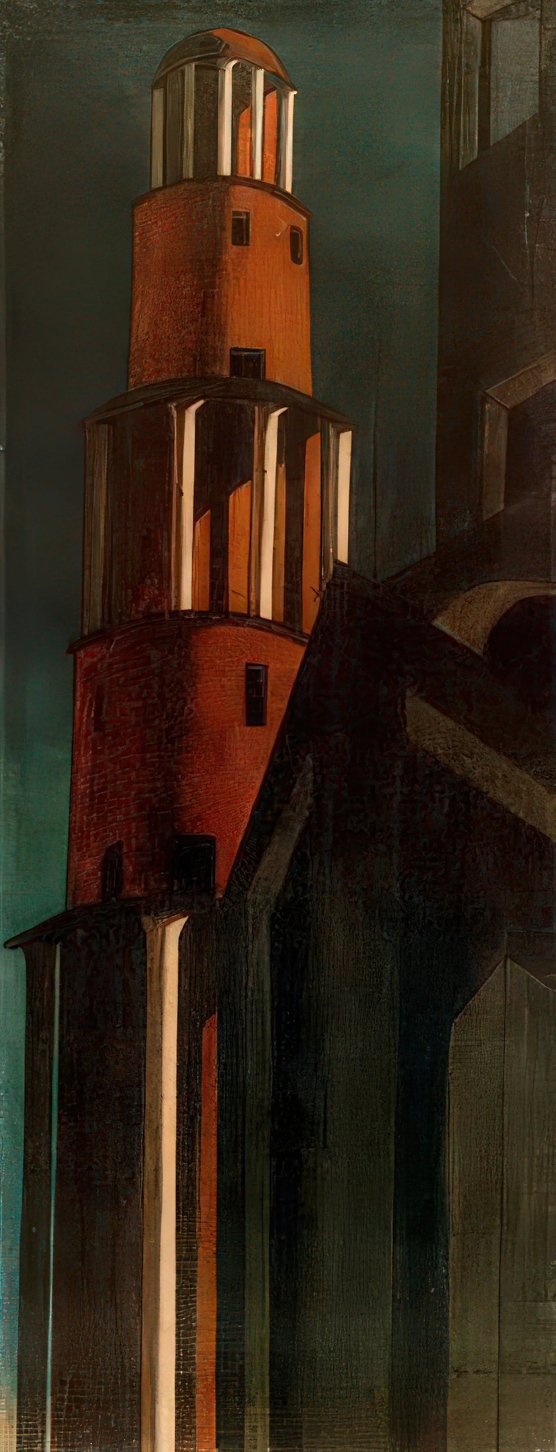 Giorgio de Chirico on View: Exploring the Metaphysical Master's Enduring Vision - THE TOWER by Giorgio de Chirico