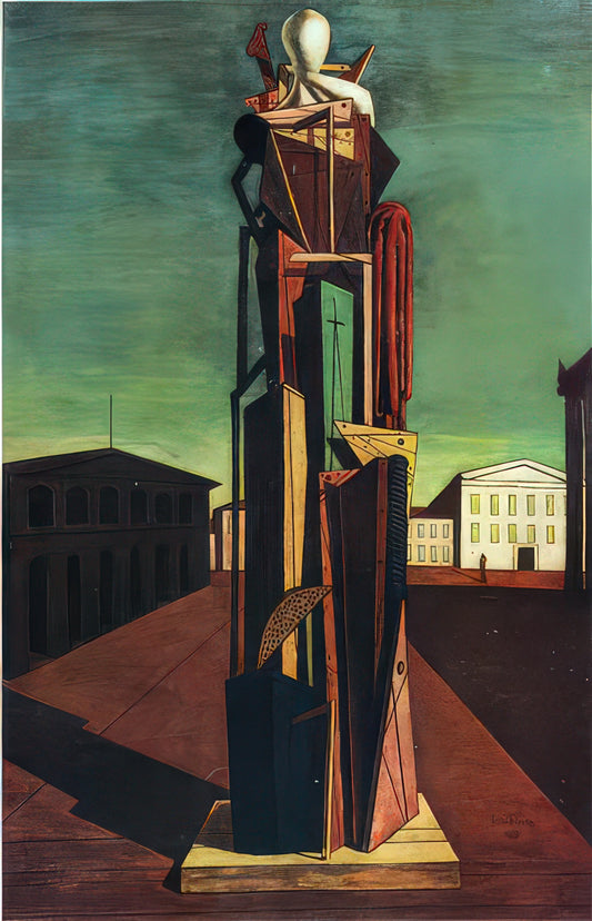 Giorgio de Chirico: The Visionary Pioneer of Metaphysical Art and His Enduring Legacy - THE GREAT METAPHYSICIAN 1917 by Giorgio de Chirico