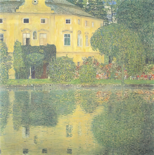 Gustav Adolph Spangenberg: The German History Painter Who Captured the Nation's Soul - SCHLOSS KAMMER ON THE ATTERSEE IV by Gustav Klimt