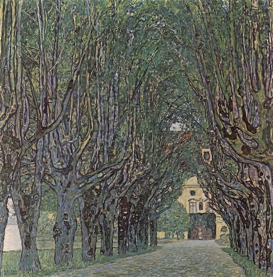 Gustav Carus: The Romantic Visionary Who Bridged Art, Science, and Philosophy - AVENUE OF SCHLOSS KAMMER PARK by Gustav Klimt