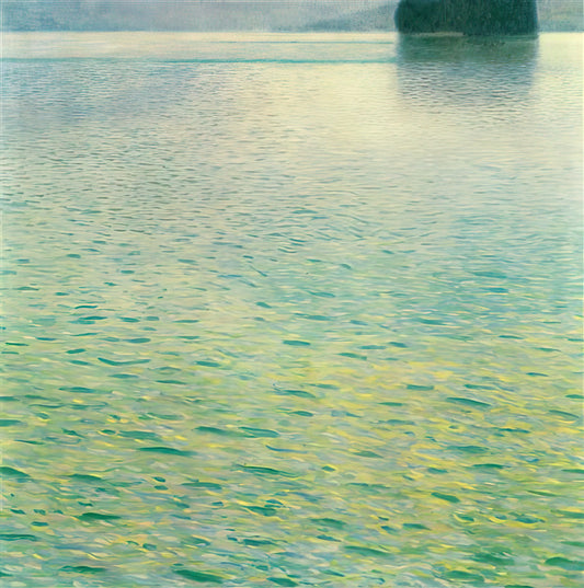 Gustav Klimt Tree of Life Poster: A Guide to the Artist's Symbolic Masterpiece - ISLAND IN THE ATTERSEE by Gustav Klimt