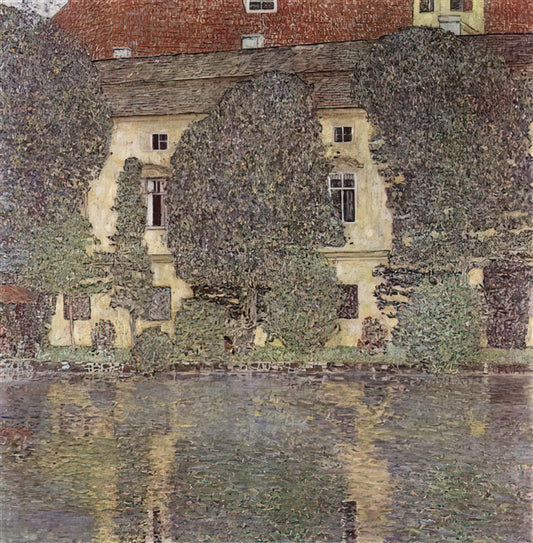 Gustav Klimt: Where Are His Paintings Located Today? - THE SCHLOSS KAMMER ON THE ATTERSEE III 1910 by Gustav Klimt