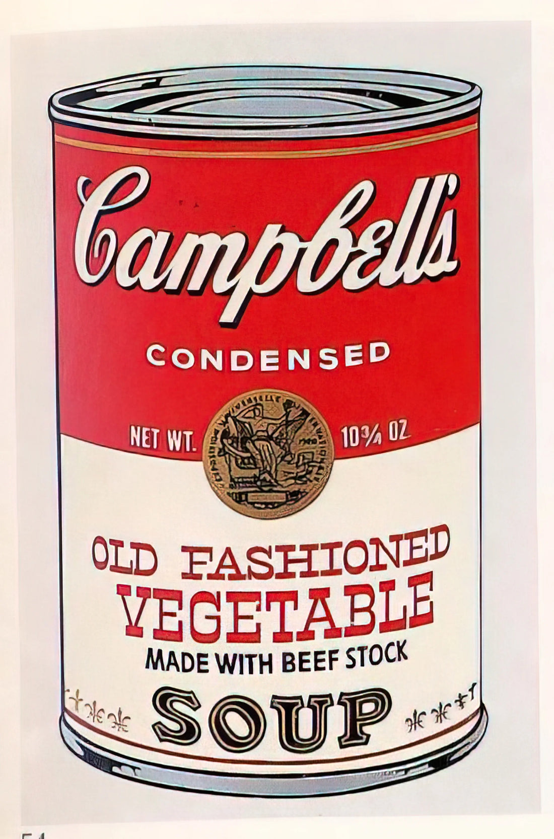 Hans Smith and Andy Warhol: The Collector's Guide to Warhol's Enduring Legacy - Campbell's Soup Can  Old Fashioned Vegetable  by Andy Warhol