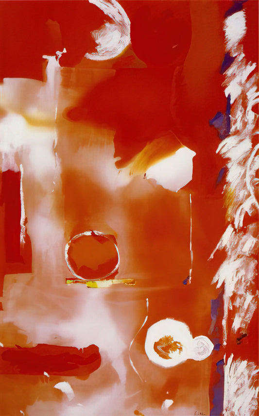 Helen Frankenthaler Paintings: The Soak-Stain Revolution in Abstract Expressionism - Seeing the Moon on a Hot Summer Day - 1987 by Helen Frankenthaler