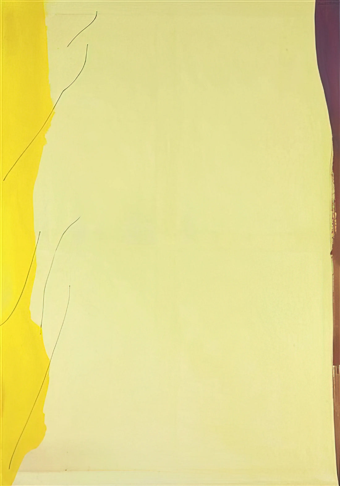 Helen Frankenthaler Woodblock Prints: The Soak-Stain Revolution in Printmaking - Distillation - 1973 by Helen Frankenthaler