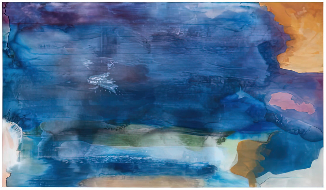 Helen Frankenthaler's Mountain and Sea: A Watershed Moment in Abstract Expressionism - Riverhead, 1963-64- by Helen Frankenthaler