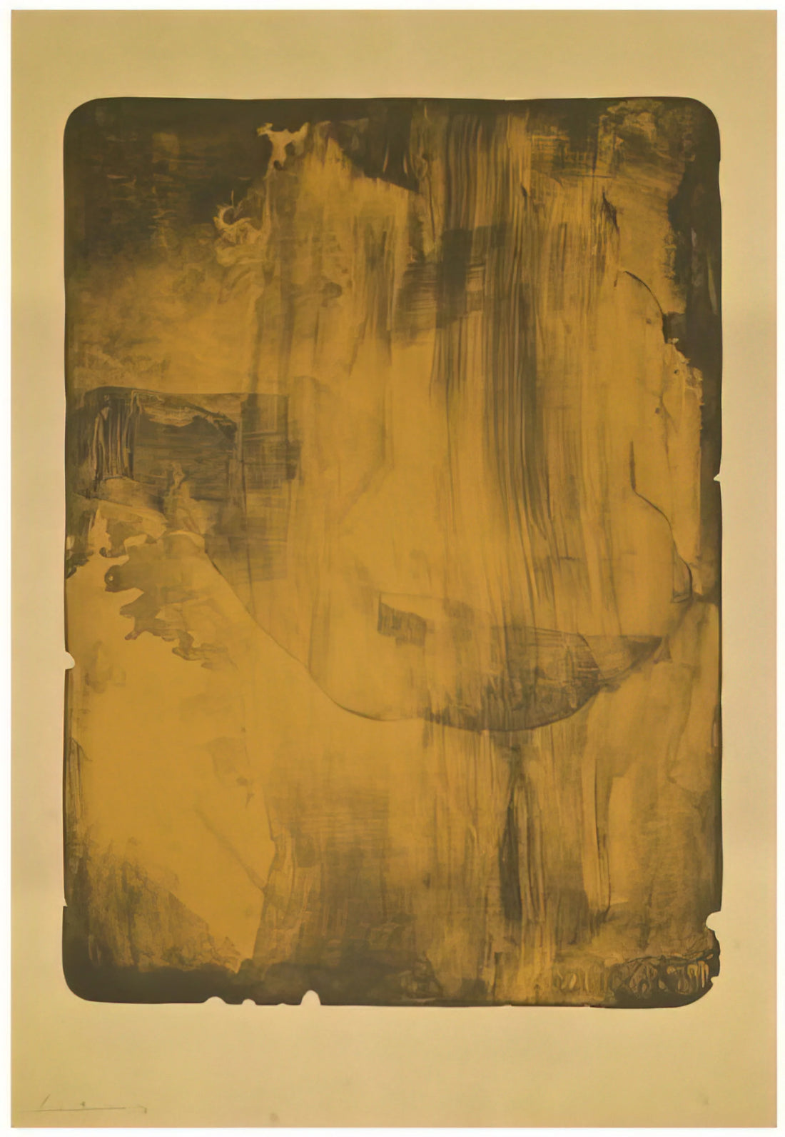 Helen Frankenthaler's 'Mountains and Sea' Print: The Soak-Stain Revolution in Modern Art - Bronze Smoke - 1978 by Helen Frankenthaler