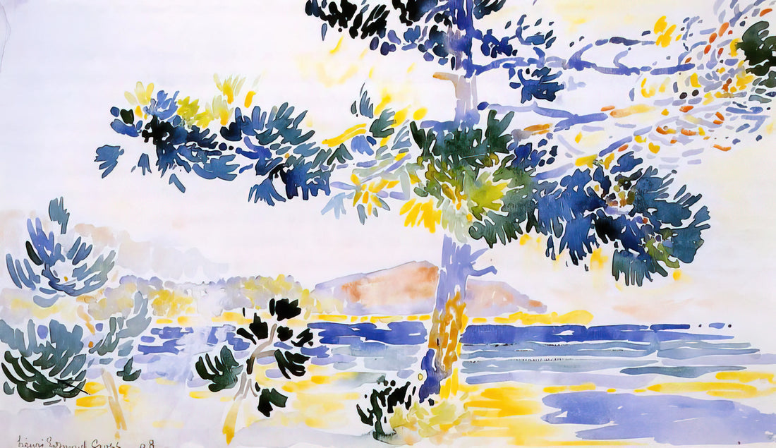 Henri-Edmond Cross: The Neo-Impressionist Master of Light and Color - Saint-Clair Landscape by Henri-Edmond Cross