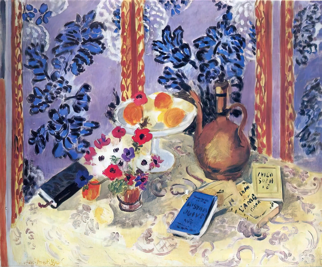 Henri Matisse Art Meaning: Decoding Color, Form and Emotional Expression - STILL LIFE 3 by Henri Matisse