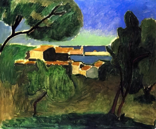 Henri Matisse Art Posters: A Curator's Guide to Collecting Modern Masterpieces - LANDSCAPE AT COLLIOURE III 1907 by Henri Matisse