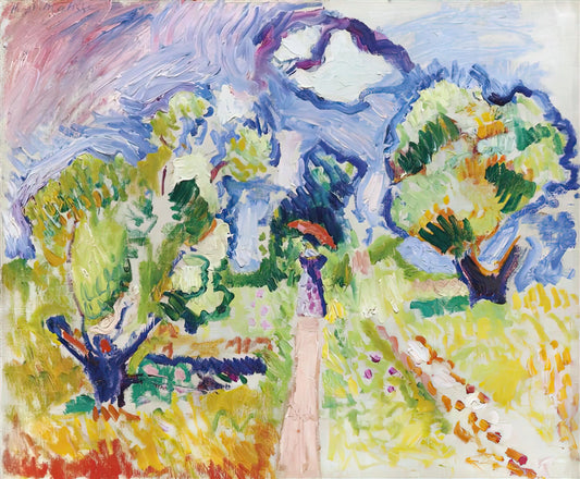 Henri Matisse Cutouts Prints: The Revolutionary Final Chapter of a Master's Career - PROMENADE DES OLIVIERS 1905 by Henri Matisse