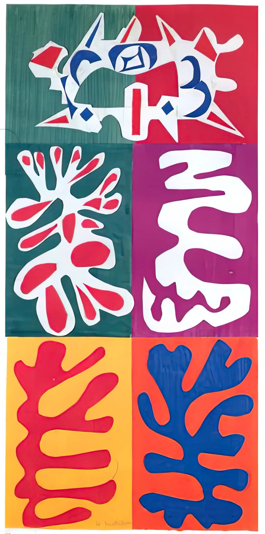 Henri Matisse Dance Poster: The Iconic Masterpiece in Modern Art and Decor - PANEL WITH MASK 1947 by Henri Matisse