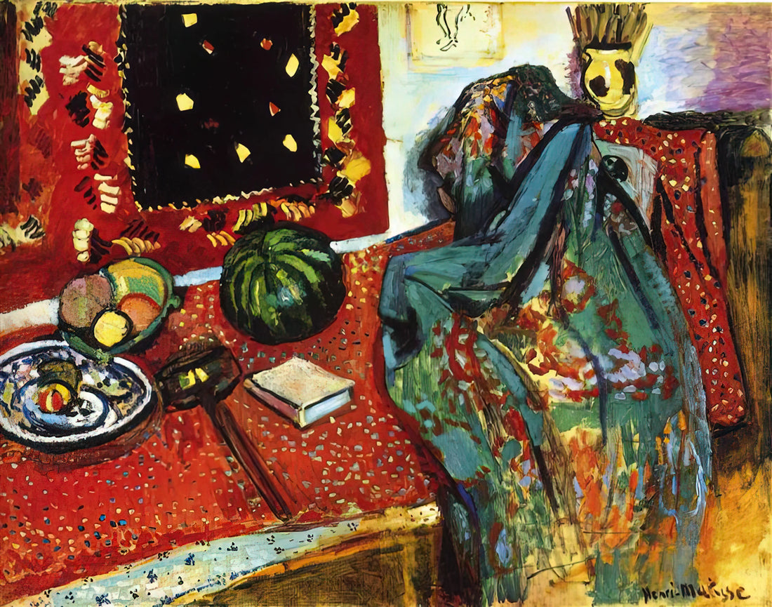 Henri Matisse Original Lithographs: A Collector's Guide to Authenticity and Value - STILL LIFE WITH A RED RUG 1906 by Henri Matisse