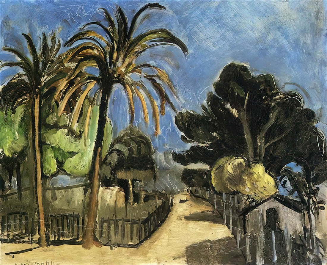Henri Matisse Original Paintings for Sale: A Collector's Guide to Authenticity and Value - LANDSCAPE 1917 by Henri Matisse