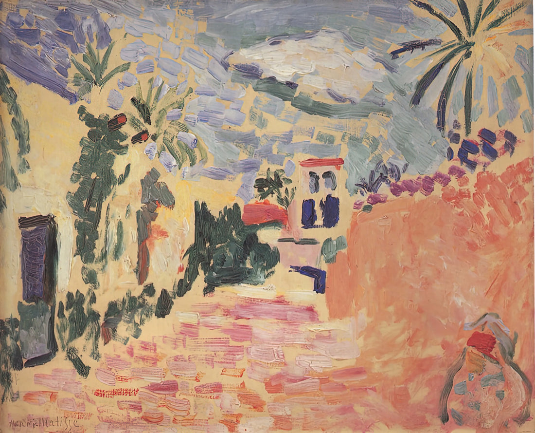 Henri Matisse Prints: A Collector's Guide to Color, Form, and Modernist Legacy - STREET AT BISKRA 1906 by Henri Matisse