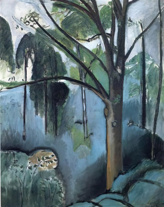 Henri Matisse Website: A Digital Gateway to the Master of Color and Form - TRIVAUX POND 1917 by Henri Matisse