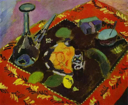 Henri Matisse and André Derain: The Revolutionary Partnership That Created Fauvism - DISHES AND FRUIT 1906 by Henri Matisse