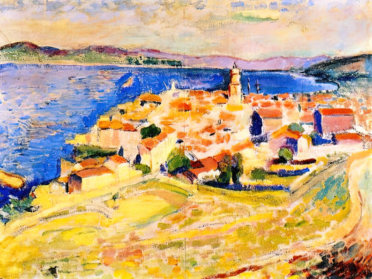 Henri Matisse: A Life in Color, Revolution, and Artistic Evolution - VIEW OF SAINT TROPEZ 1904 by Henri Matisse