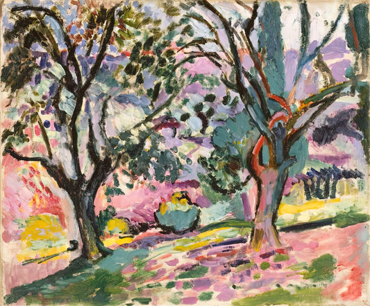 Henri Matisse: A Model for Matisse - The Artist's Muse and Creative Evolution - OLIVE TREES AT COLLIOURE 1906 by Henri Matisse