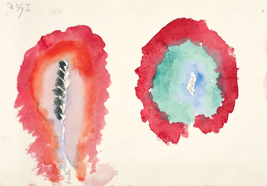 Hilma af Klint Altarpiece No. 1: Decoding the Spiritual Meaning of a Pioneering Abstract Masterpiece - WHEAT AND WORMWOOD 1922 by Hilma af Klint