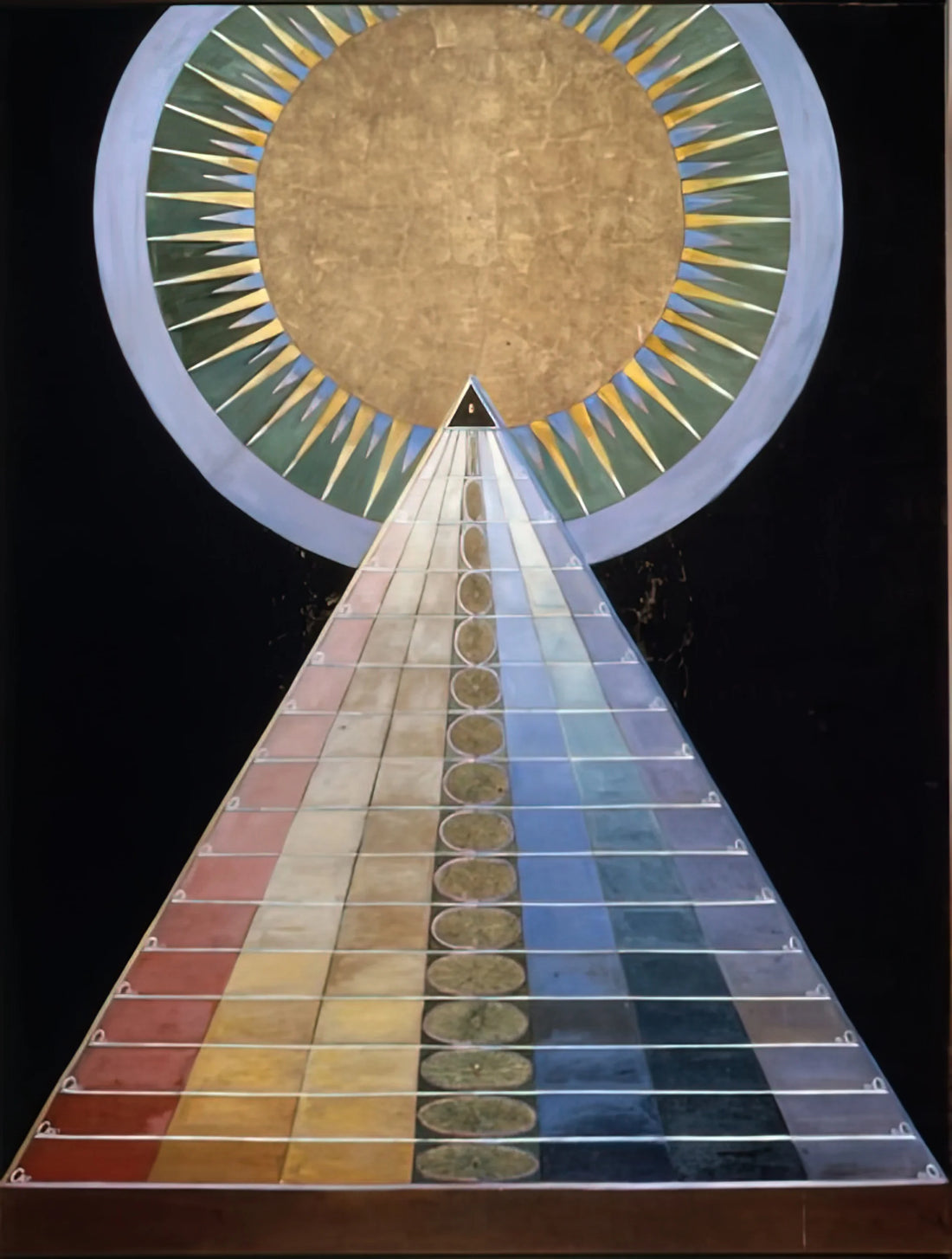 Hilma af Klint Prints Framed: A Collector's Guide to the Visionary's Abstract Legacy - ALTAR PAINTING 1915 by Hilma af Klint