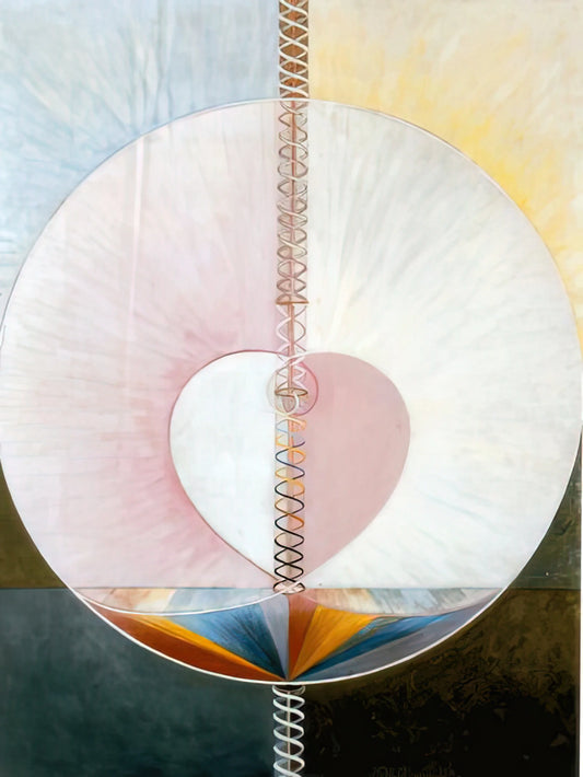 Hilma af Klint's Tree of Knowledge: Decoding the Swedish Mystic's Visionary Masterpiece - WHAT A HUMAN BEING IS 1910 by Hilma af Klint