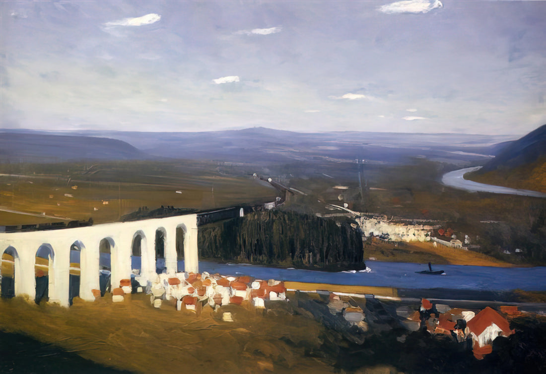 Hopper Meditations: The Quiet Power of Edward Hopper's Art Prints - Valley of the Seine by Edward Hopper