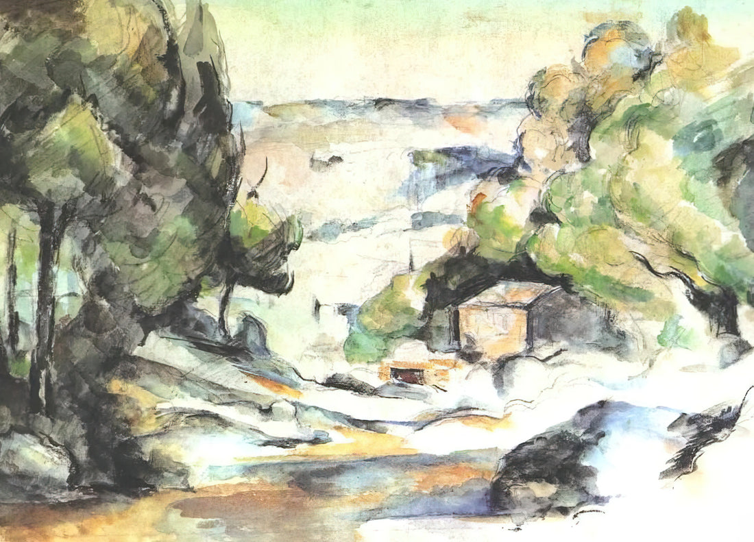 Hortense Cézanne: The Muse Behind Paul Cézanne's Revolutionary Art - Landscape in the Provence by Paul Cézanne