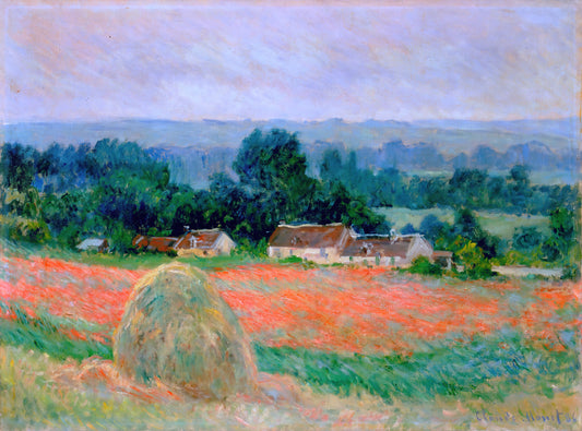 House of a Monet: Exploring the Artist's Homes and Their Influence on His Iconic Art - Haystack at Giverny by claude monet