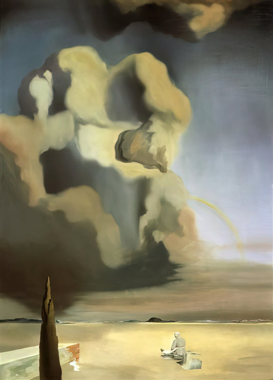 In Voluptas Mors Print: Decoding the Vanitas Symbolism in Art - THE SPECTRE AND THE PHANTOM by Salvador Dali