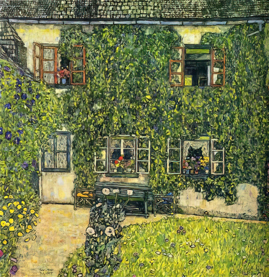 Ingé Prader and Gustav Klimt: A Modern Photographic Homage to Vienna Secession - THE HOUSE OF GUARDABOSCHI by Gustav Klimt