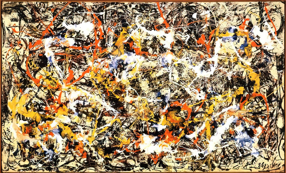 Jackson Pollock Art Work: The Revolutionary Drip Paintings That Changed Modern Art - CONVERGENCE 1952 by Jackson Pollock