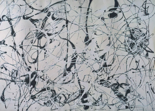 Jackson Pollock Convergence Print: A Masterpiece of Abstract Expressionism - NUMBER 23 by Jackson Pollock