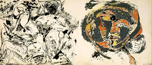 Jackson Pollock Expensive Painting: The Record-Breaking Value of Abstract Expressionism - PORTRAIT AND A DREAM 1953 by Jackson Pollock