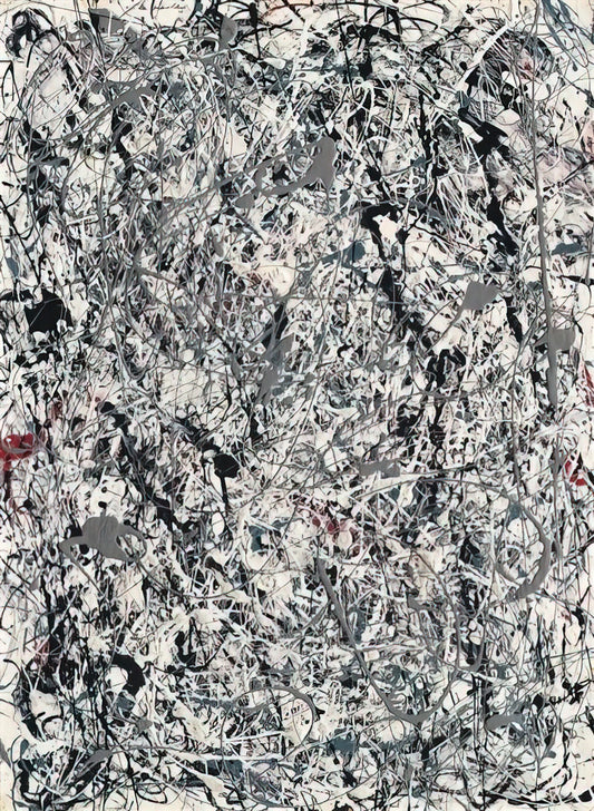 Jackson Pollock Framed Art Print: A Collector's Guide to Abstract Expressionism - NUMBER 19 1948 by Jackson Pollock