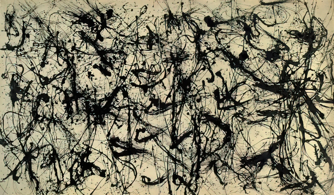 Jackson Pollock Like Artists: Exploring the Legacy of Abstract Expressionism - NUMBER 32 1950 by Jackson Pollock