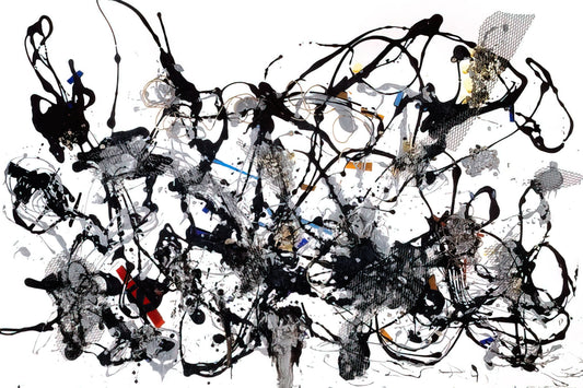 Jackson Pollock No. 30: Decoding the Masterpiece of Abstract Expressionism - NUMBER 29 1950 by Jackson Pollock