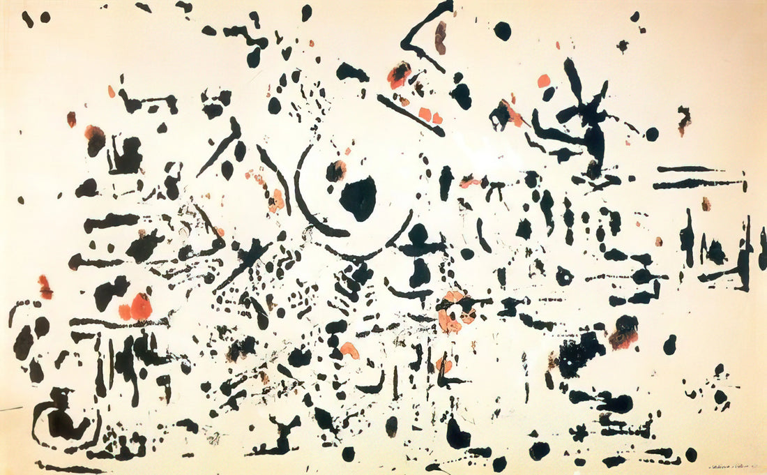 Jackson Pollock No. 5 Print: A Collector's Guide to Abstract Expressionist Masterpieces - UNTITLED 1951 by Jackson Pollock