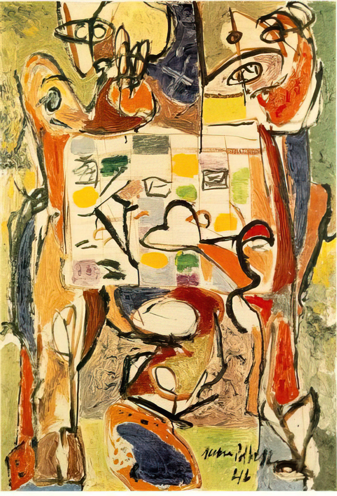 Jackson Pollock No. 8: Decoding the Masterpiece of Abstract Expressionism - THE TEA CUP by Jackson Pollock