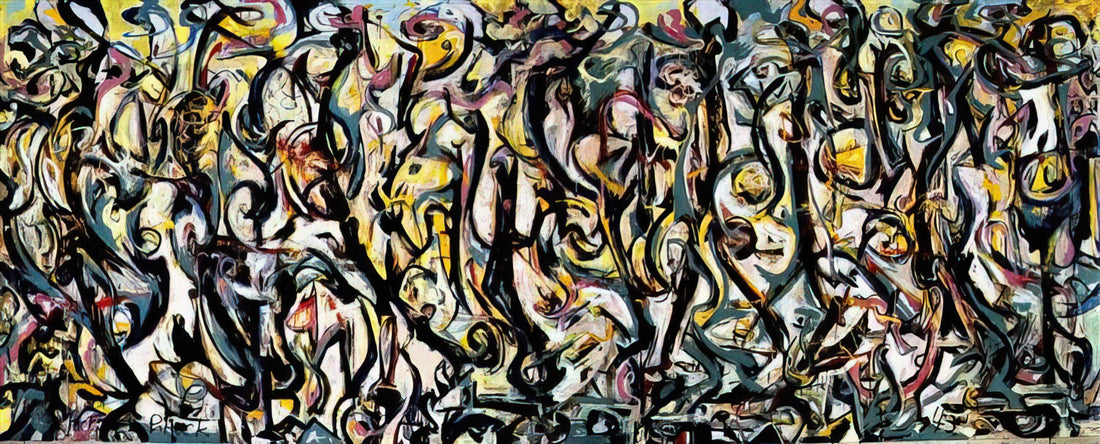 Jackson Pollock Painting Puzzle: Decoding the Master of Drip Painting - MURAL 1943 1 by Jackson Pollock