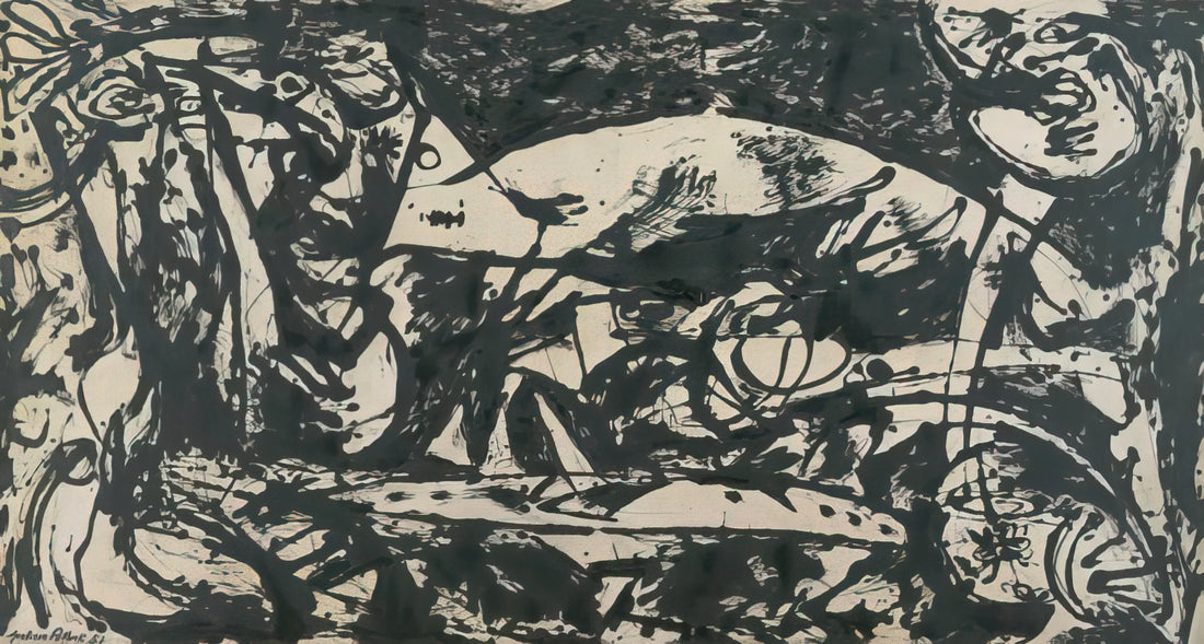 Jackson Pollock Top 10 Paintings: A Curator's Guide to His Revolutionary Masterpieces - NUMBER 14 by Jackson Pollock