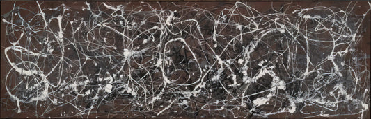 Jackson Pollock at the Met Museum: A Deep Dive into the Abstract Expressionist's Legacy - NUMBER 13A ARABESQUE 1948 by Jackson Pollock