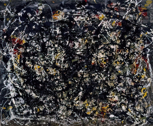 Jackson Pollock at the National Gallery of Art: A Deep Dive into Abstract Expressionism's Revolutionary - NUMBER 6 1949 by Jackson Pollock