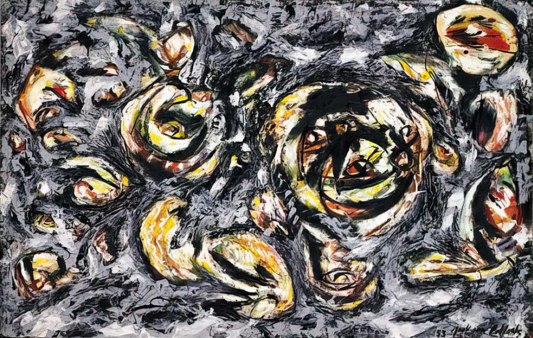 Jackson Pollock: The Revolutionary Force of Abstract Expressionism - OCEAN GREYNESS 1953 by Jackson Pollock
