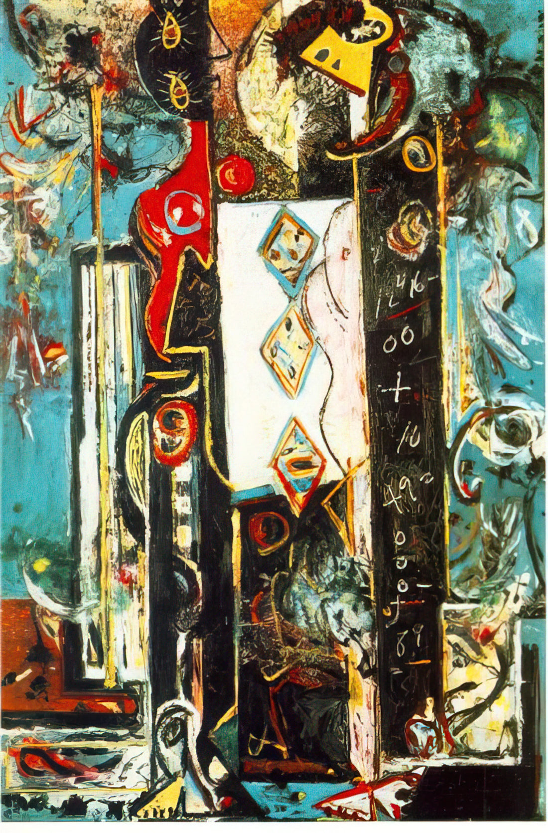 Jackson Pollock: The Revolutionary Splatter Paint Artist Who Redefined Modern Art - MALE AND FEMALE by Jackson Pollock