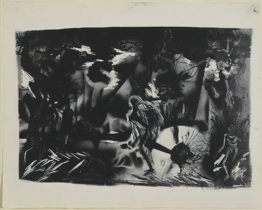 Jackson Pollock's Most Famous Painting: A Curator's Guide to His Iconic Drip Works - FIGURES IN A LANDSCAPE by Jackson Pollock