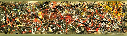 Jackson Pollock's Most Famous Works: A Curator's Guide to the Drip Paintings That Changed Art - NUMBER 25 by Jackson Pollock