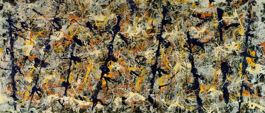 Jackson Pollock's Studio: The Sacred Space Where Abstract Expressionism Was Born - BLUE POLES NUMBER 11 1952 1 by Jackson Pollock