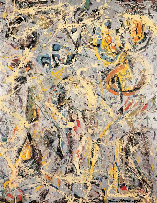 Jackson Pollock's Summertime 9A: A Masterpiece of Abstract Expressionism - GALAXY 1947 by Jackson Pollock